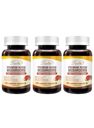 Mushroom Supplement 8 In 1 Mushroom Complex Lions Mane Turkey Tail Mushroom Cordyceps Reishi Mushroom Maitake Mushroom For Natural Energy & Memory Support 100 Capsules (Pack Of 3) - pzsku/ZDB2A8196D19CA0519E69Z/45/_/1695145311/f33de147-8d9f-470c-8b7d-22da2dc97a5a