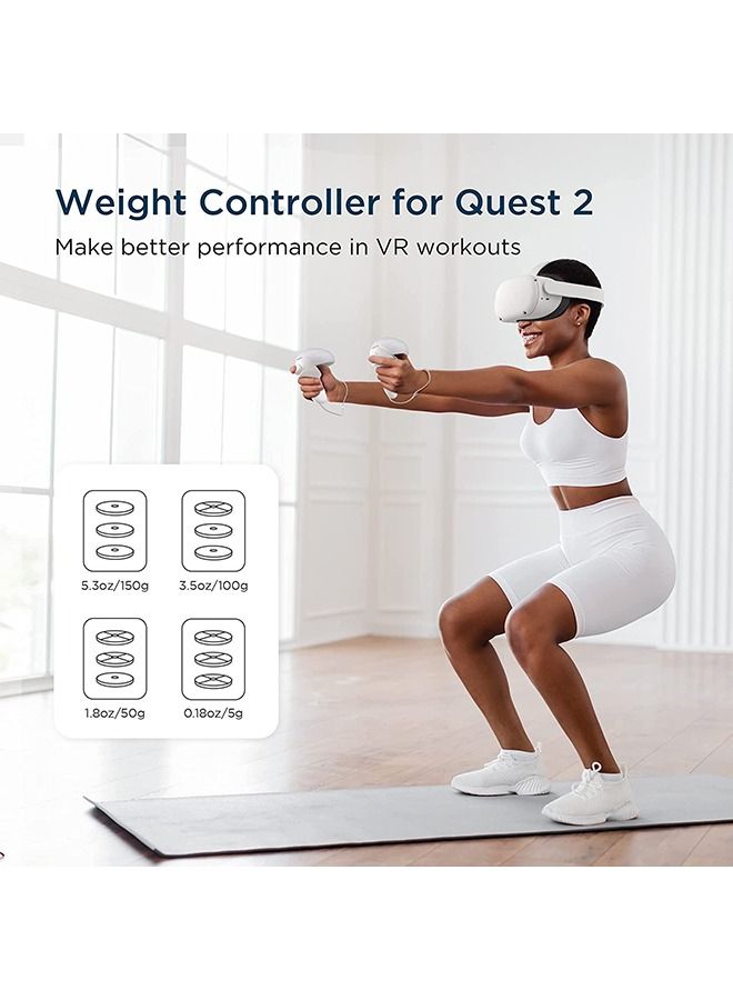 KIWI design جهاز التحكم في الوزن VR متوافق مع Quest 2 (وحدات التحكم في المخزون غير متضمنة) - Image 5