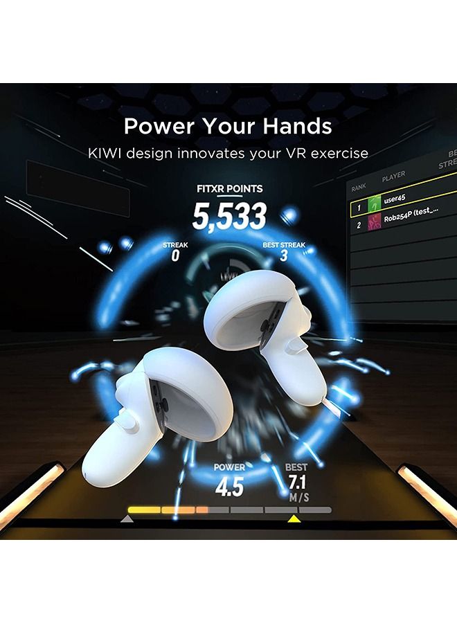 KIWI design جهاز التحكم في الوزن VR متوافق مع Quest 2 (وحدات التحكم في المخزون غير متضمنة) - Image 3