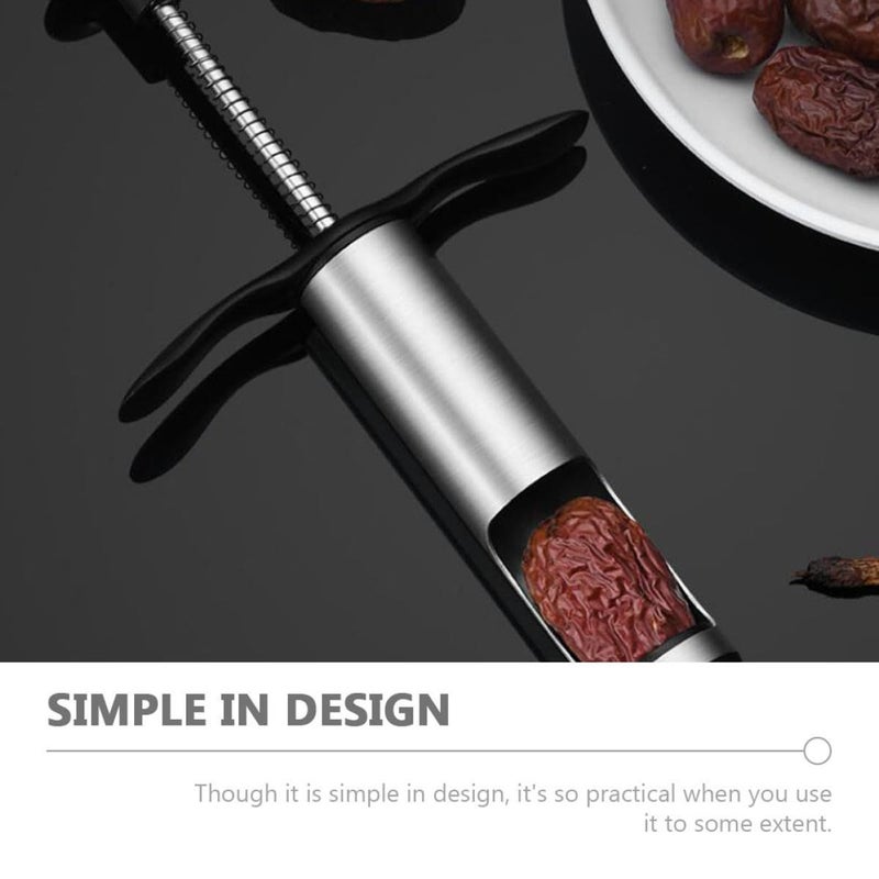 Stainless Steel Fruit Corer Tool for Cherry Dates Pit Removal Kitchen Gadget - Image 5