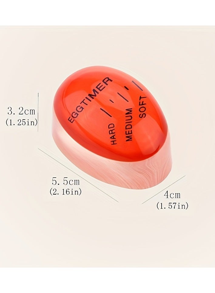 1pcs Portable Mini Egg Timer, Non-Toxic And Durable, Perfect Boiled Eggs by Time And Temperature  - Image 2