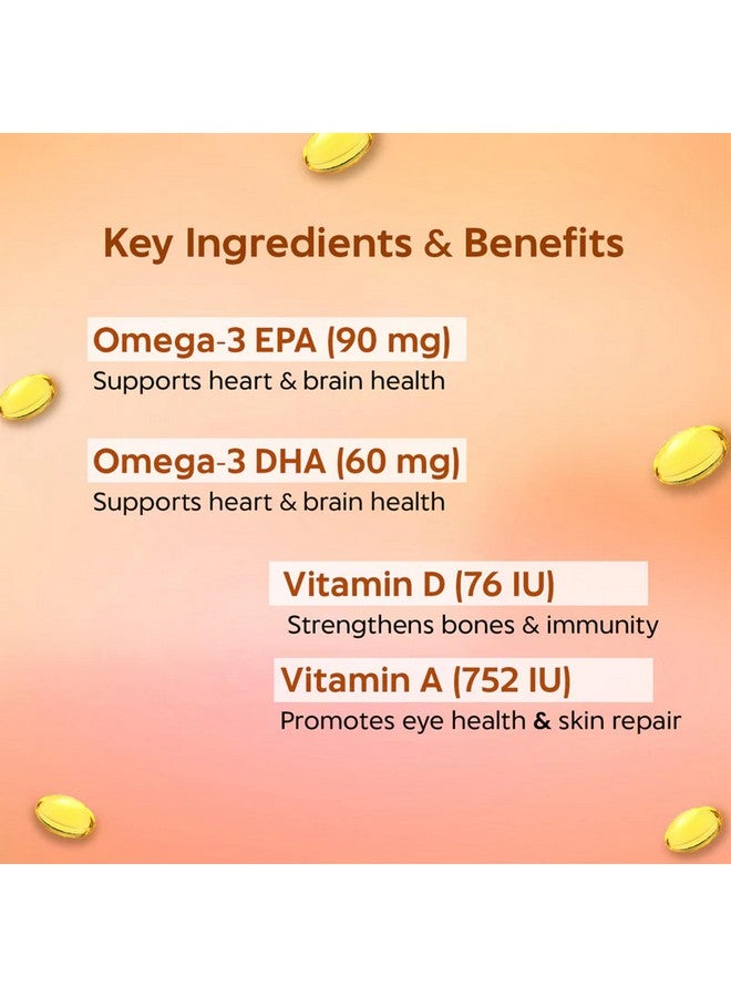 Dr. Morepen كبسولات زيت كبد الحوت من د. مورن | أفضل أوميغا 3 الطبيعية، EPA و DHA | عبوة تحتوي على 100 كبسولة لينة - Image 5