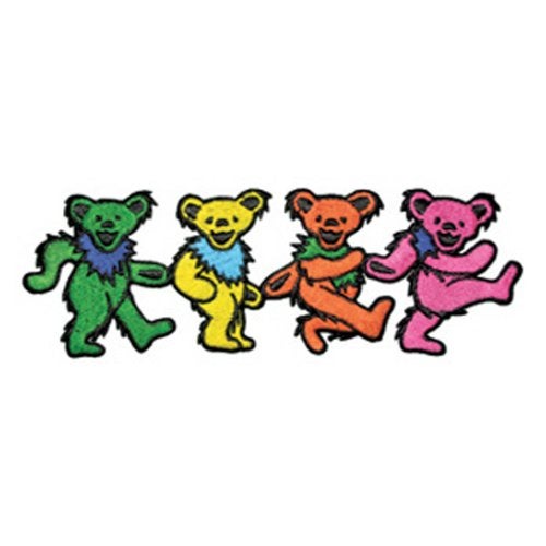 C&D Visionary Application Dancing Bear Patch, Black - Image 1