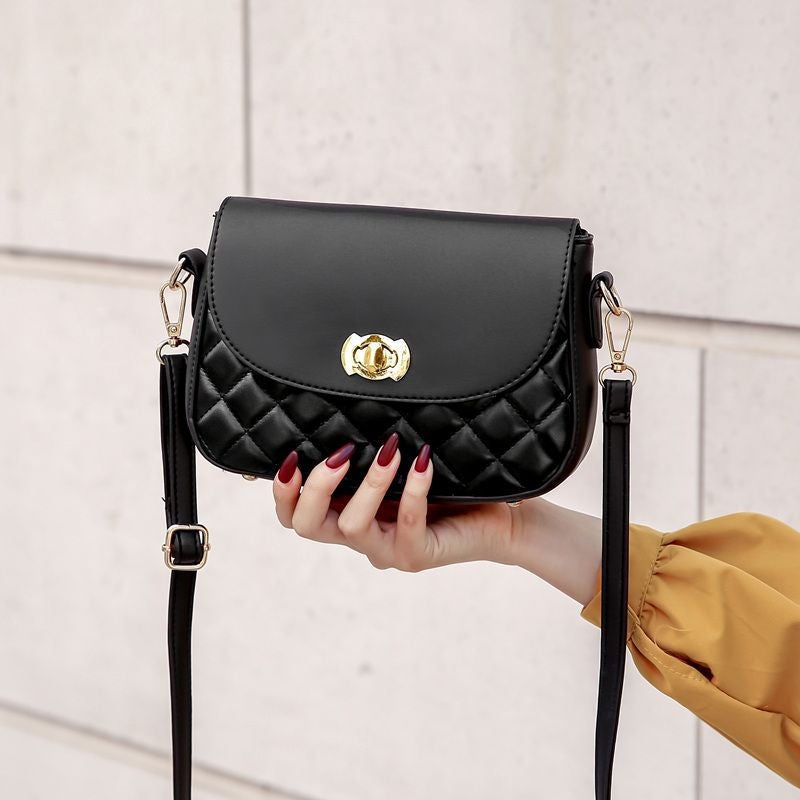 Mini Small Bag Women'S Crossbody Simple All-Match Ins Rhombic Internet Celebrity Women'S Shoulder Bag - Image 2