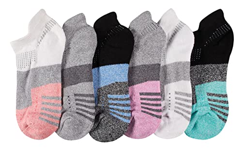 SOF SOLE Women's Performance No-Show Socks (Multi-pack) - Ultra-Soft Rayon - Arch Band Support, Cushioned Heel, Toe & Tab - Breathable, Keeps Feet Dry & Fresh - Flexible Fit for All-Day Wear - Image 1
