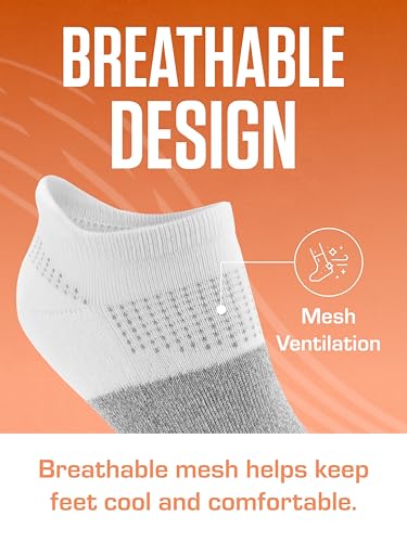 SOF SOLE Women's Performance No-Show Socks (Multi-pack) - Ultra-Soft Rayon - Arch Band Support, Cushioned Heel, Toe & Tab - Breathable, Keeps Feet Dry & Fresh - Flexible Fit for All-Day Wear - Image 5