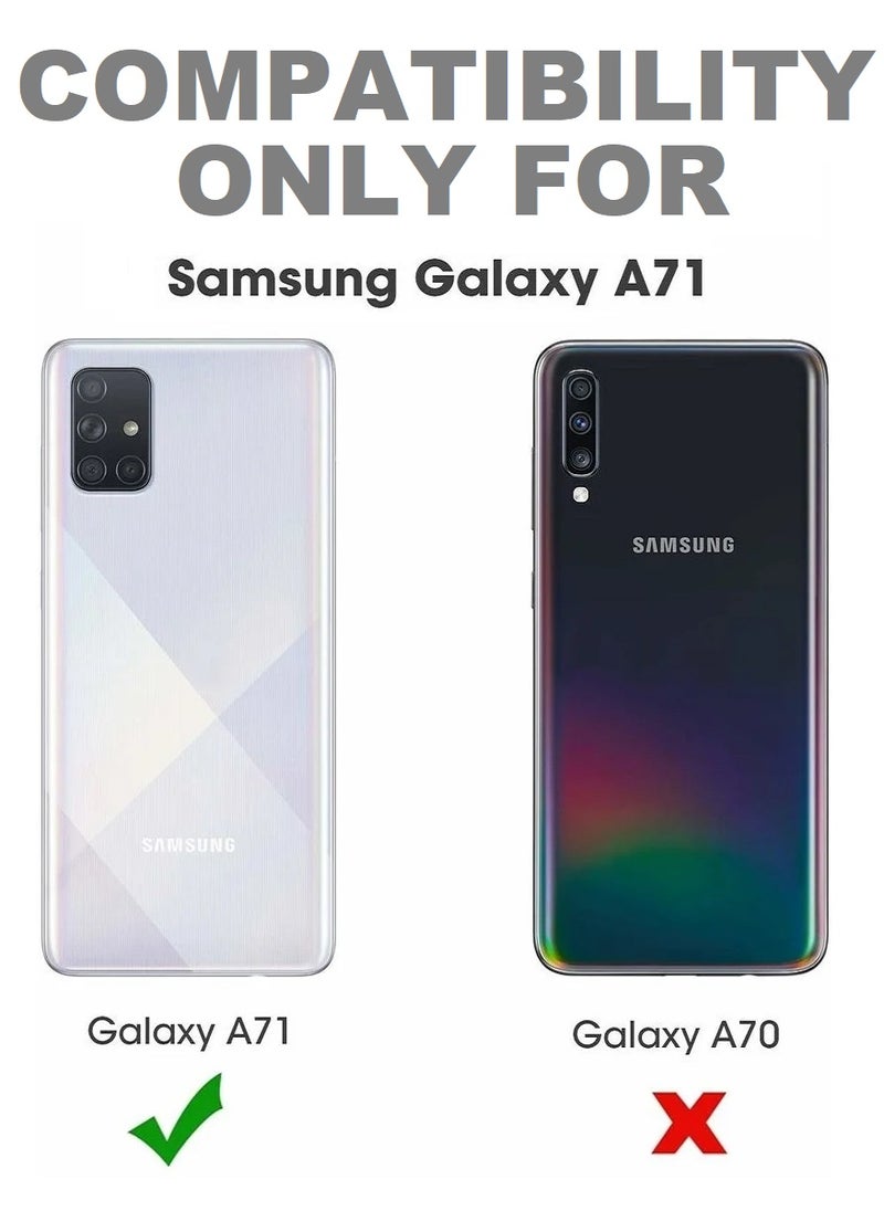 Super 2 Pieces Tempered Glass Screen Protector 5D Designed For Samsung Galaxy A71 Full Glue Edge to Edge Full Screen Coverage And Bubble Free - Image 2