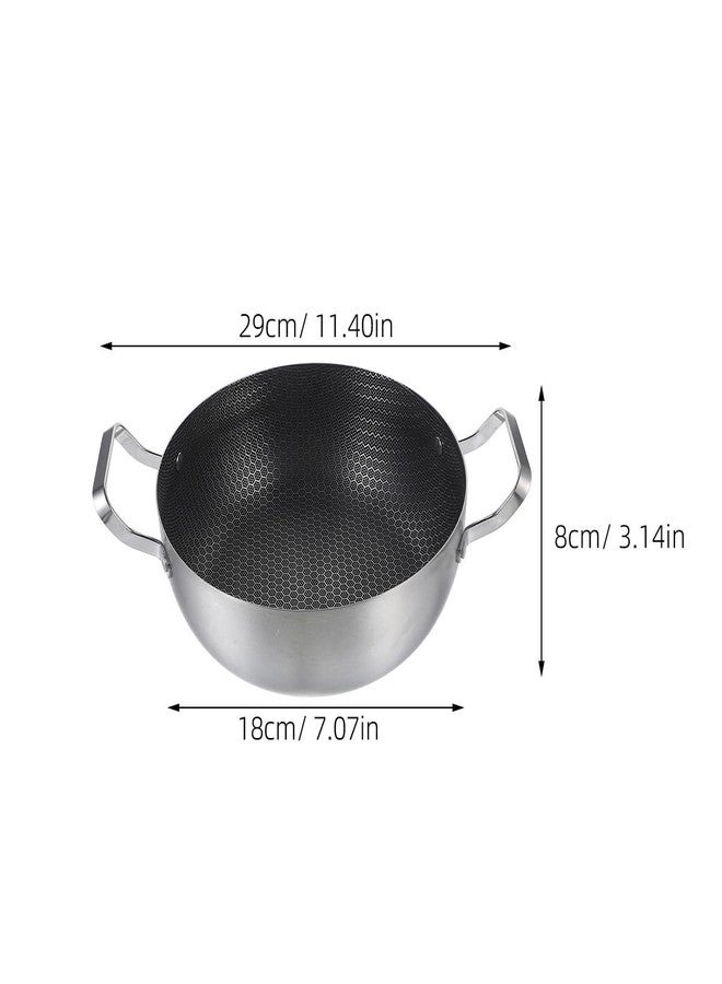 Amosfun Stainless Steel Nonstick Honeycomb Stockpot with Double Handles 11.4 Inch Multi-Purpose Soup Pot for Home Kitchen Cooking - Image 4