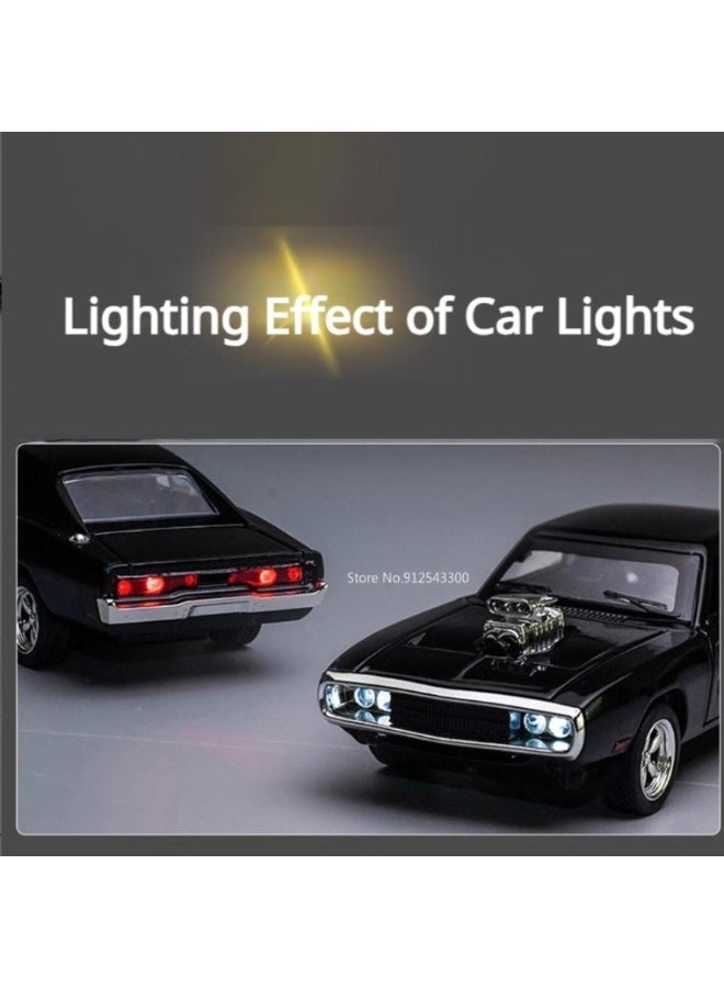 سيارة نموذجية تعمل بجهاز تحكم عن بعد بمقياس 1:12، لعبة سيارة تعمل بجهاز تحكم، مناسبة للأعمار من 3 سنوات فما فوق اسود - Image 4