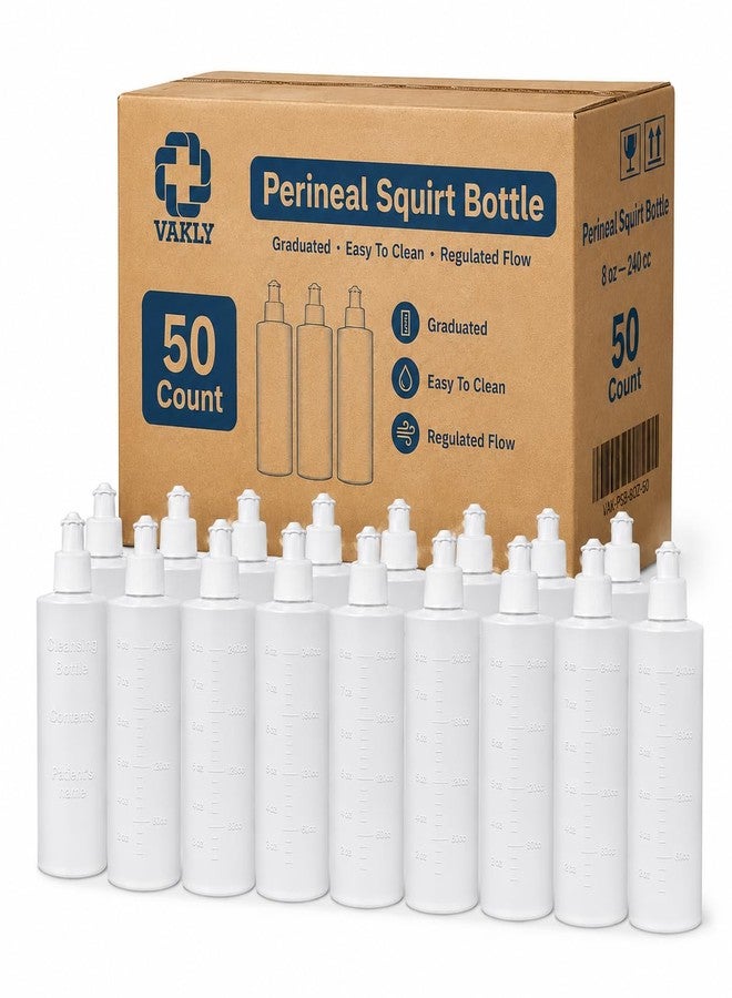 Vakly Perineal Bottle 8 oz, Postpartum Squirt Bottle with Graduations, 50 - Image 1