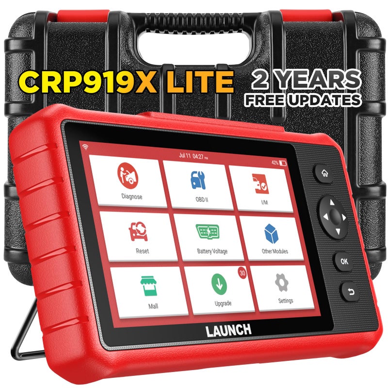 LAUNCH Scanner CRP919X Lite 2025 X431 Bidirectional Scan Tool 32 Services All System OBD2 Scanner Diagnostic Tool 2Year Free Update FCA AutoAuth AutoVIN AutoScan Upgraded of CRP909X