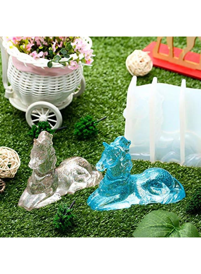 Patelai 3D Unicorn Silicone Mold Unicorn Shape Resin Mold Unicorn Epoxy Casting Mold for DIY Crafts Decoration Making Supplies - Image 4