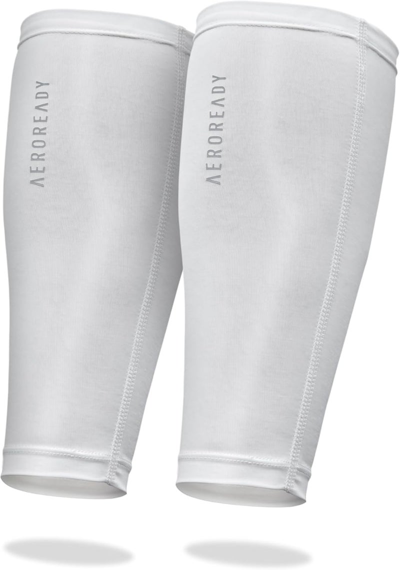 adidas Aeroready Comp Calf Sleeves - White - S/M - Image 2