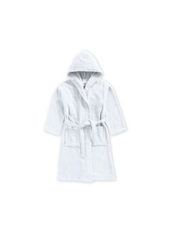 BYFT Daffodil (White) Premium 8 Year Kids Bathrobe(Set of 1) 100% Terry Cotton, Highly Absorbent and Quick dry, Hotel and Spa Quality Bathrobe-400 Gsm  - Image 5