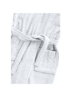 BYFT Daffodil (White) Premium 8 Year Kids Bathrobe(Set of 1) 100% Terry Cotton, Highly Absorbent and Quick dry, Hotel and Spa Quality Bathrobe-400 Gsm  - Image 3