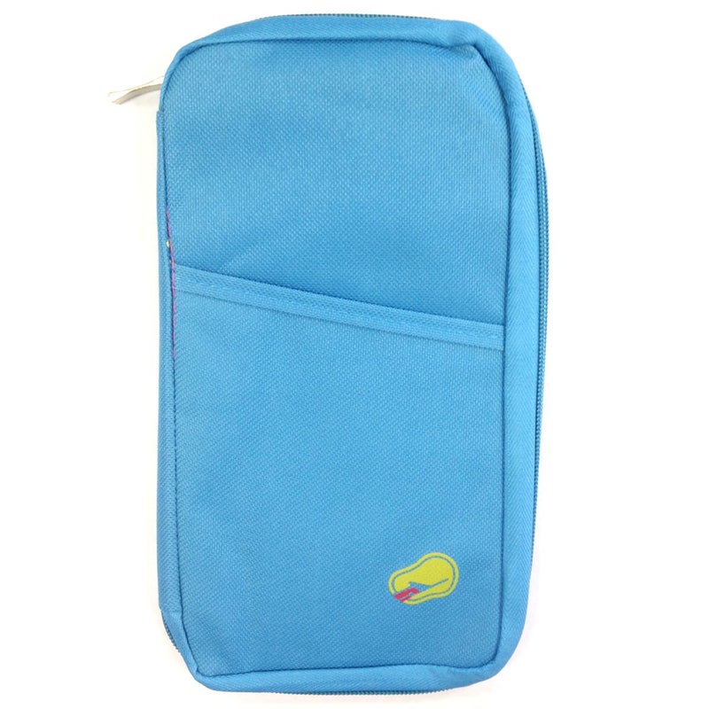 Wrapables حامل جواز السفر والمستندات السفر من Wrapables®، أزرق سماوي - Image 5