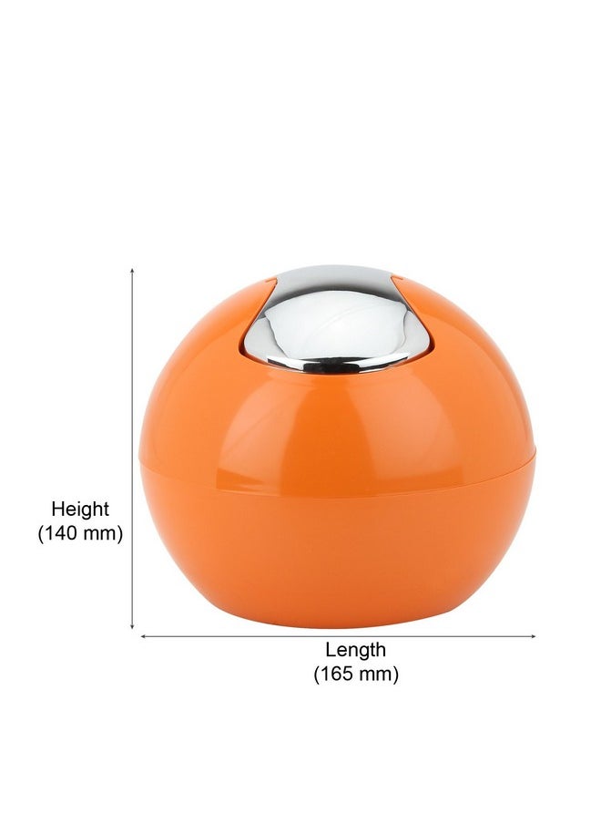 JAYPEE PLUS Jaypee plus, Counter -Top Bin,1, Premium Desk Plastic Dustbin - Compact and Stylish Waste Management Solution for Home and Office Orange  - Image 5