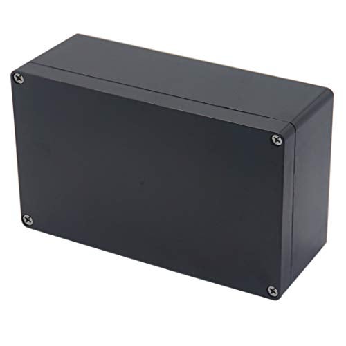 Otdorpatio Project Box ABS Plastic Black Electrical Boxes IP65 Waterproof DIY Electronic Junction Box Power Enclosure 7.87 x4.72 x2.95 inch (200x120x75 mm) - Image 1