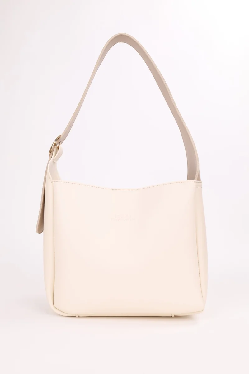 Nothing Women's Gold Buckle Crossbody Adjustable Belt Strap Handbag and Shoulder Bag