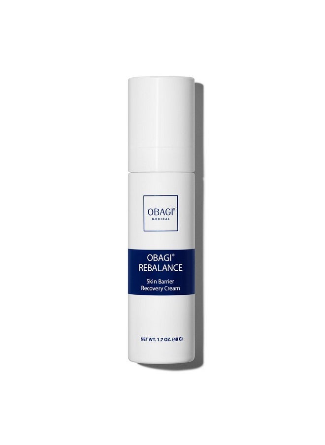 Obagi Medical Obagi Rebalance Skin Barrier Recovery Cream - Soothing Postbiotic Moisturizer Reduces Redness with Ceramides and Niacinamide - Suitable for Sensitive Skin with Eczema, Rosacea or Acne - 1.7 oz  - Image 1