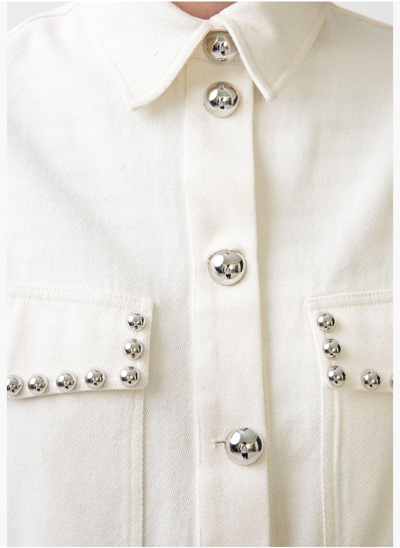 Touche DENIM JACKET WITH STUDS  - Image 2