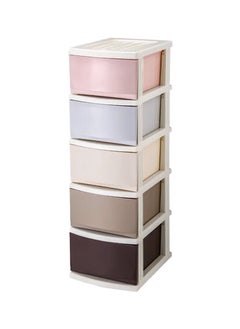 Extra 5-Layer Square Plastic Storage Drawers for Storing Children's Toys and Clothes  - Image 1