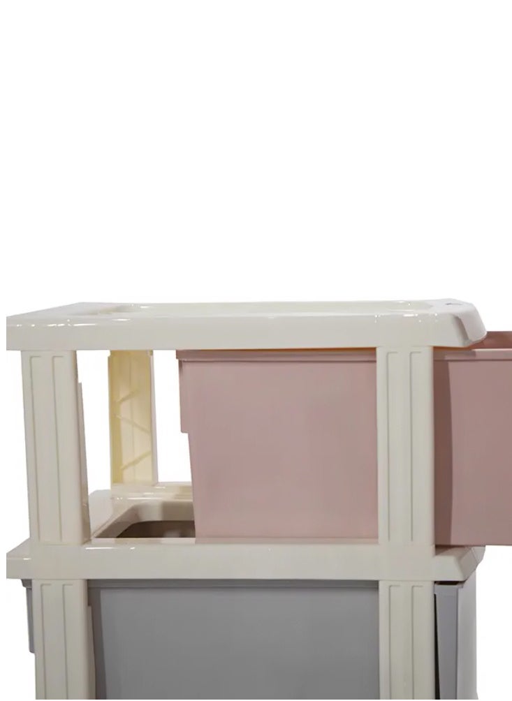 Extra - 5-Layer Square Plastic Storage Drawers for Storing Children's Toys and Clothes - Image 1