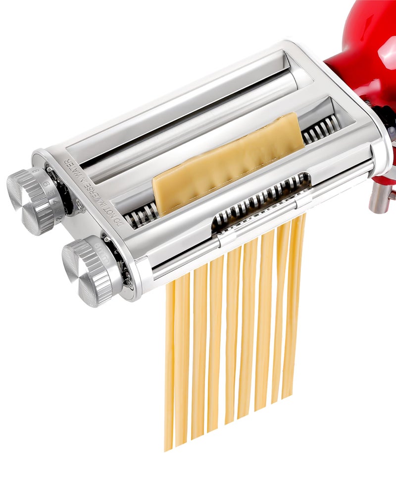 RAFBAR Pasta Maker Attachment for KitchenAid Stand Mixers, 3 in 1 Set Pasta Machine Attachment included Pasta Sheet Roller, Spaghetti Cutter, Fettuccine Cutter - Image 1