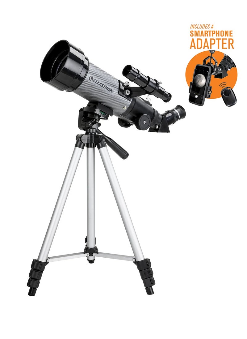 Celestron - Celestron Travel Scope 70 DX Telescope with Smartphone adapter - Image 1
