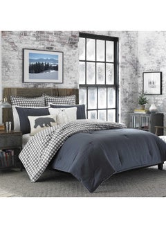 Eddie Bauer Eddie Bauer - Queen Duvet Cover Set, Cotton Reversible Bedding with Matching Shams, Stylish Home Decor  - Image 1