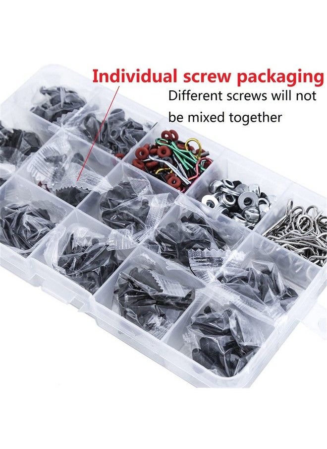 610Pcs Universal Rc Car Parts Screw Tool Kit Screws Assortment Set Hardware Fasteners For Traxxas Axial Redcat Arrma Hpi Scx10 Losi 1/8 1/10 1/12 1/16 Scale Rc Cars Trucks Crawler Rc Screw Kit