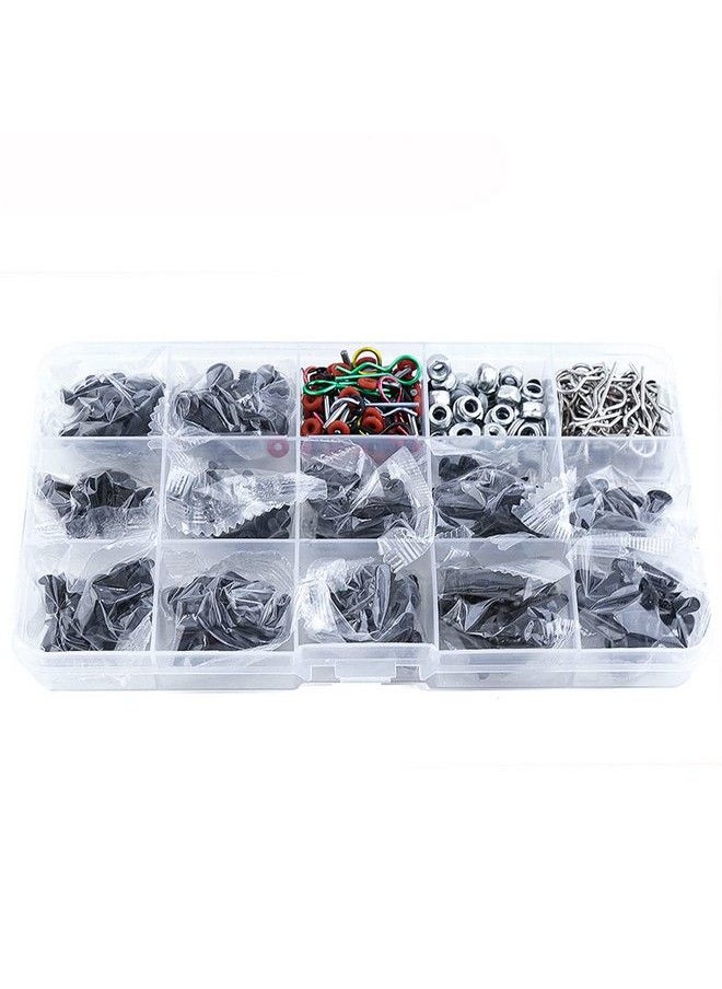 610Pcs Universal Rc Car Parts Screw Tool Kit Screws Assortment Set Hardware Fasteners For Traxxas Axial Redcat Arrma Hpi Scx10 Losi 1/8 1/10 1/12 1/16 Scale Rc Cars Trucks Crawler Rc Screw Kit