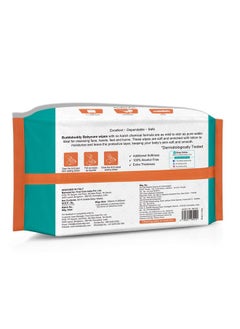 BuddsBuddy Olive Oil Based Natural Wipes With Lid For Babies With The Goodness Of Aloe Vera & Olive Oil | Moisturizing Wipes For Baby Skin | Antibacterial Baby Wipes|400 Pieces| Combo Of 5 X 80 Pieces  - Image 4