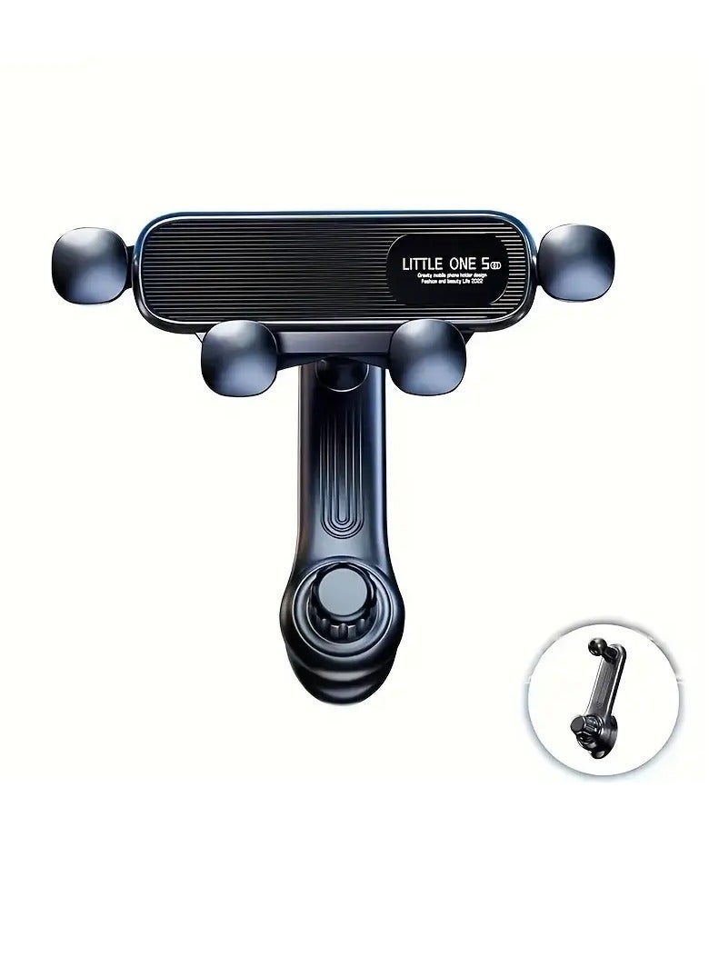 PAMEER New Gravity Car Phone Holder Air Vent Clip Mount Mobile Cell Stand Car Navigation Phone Stand, Plastic - Image 3