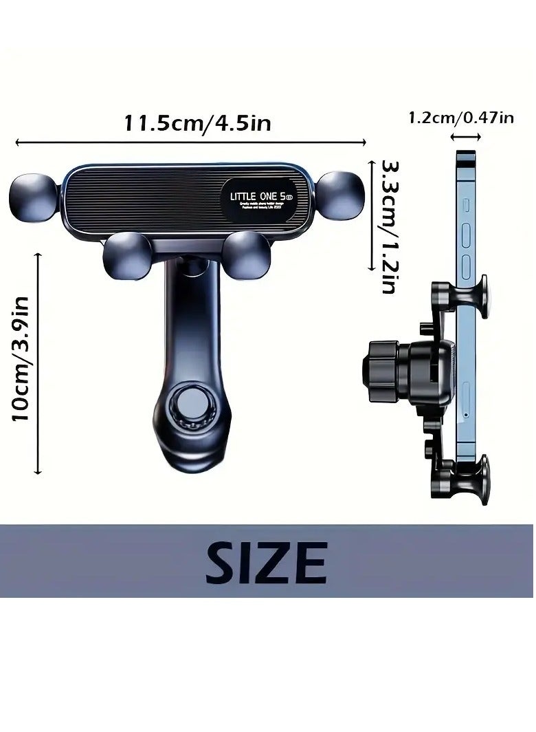 PAMEER New Gravity Car Phone Holder Air Vent Clip Mount Mobile Cell Stand Car Navigation Phone Stand, Plastic - Image 5