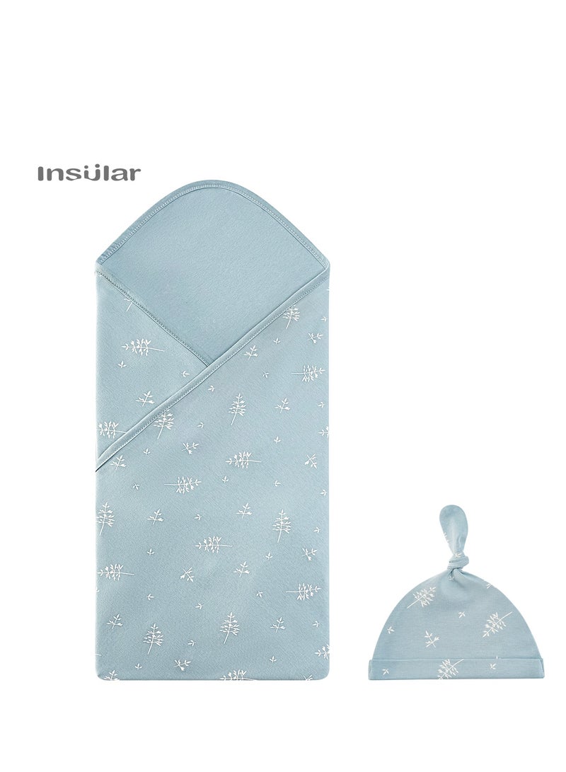 insular Blanket Wrapped Thin Baby Carrying Quilt Cover Blanket With Hat CrossBorder