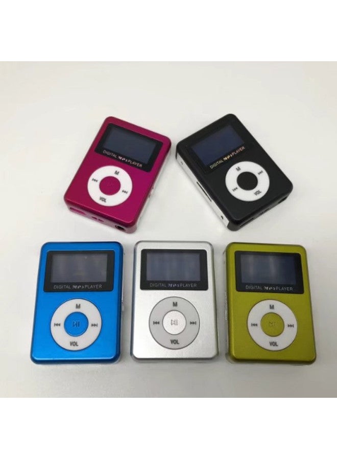 3 Generation Of Little Fat Man MP3 External Sound Plug-in TF Card MP3 Screen Ultra-thin Ultra-long Play Fashion Gift MP3-Body Color:Package Three-Memory Capacity:Card MP3  - Image 1
