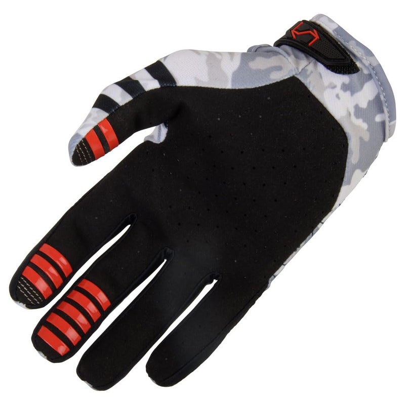 MSR Rush MTB Mountain Bike Dirt Bike Motocross MX BMX Outdoor Sports ATV UTV Powersports Riding Gloves for Men and Women X-Small White Camo - Image 2