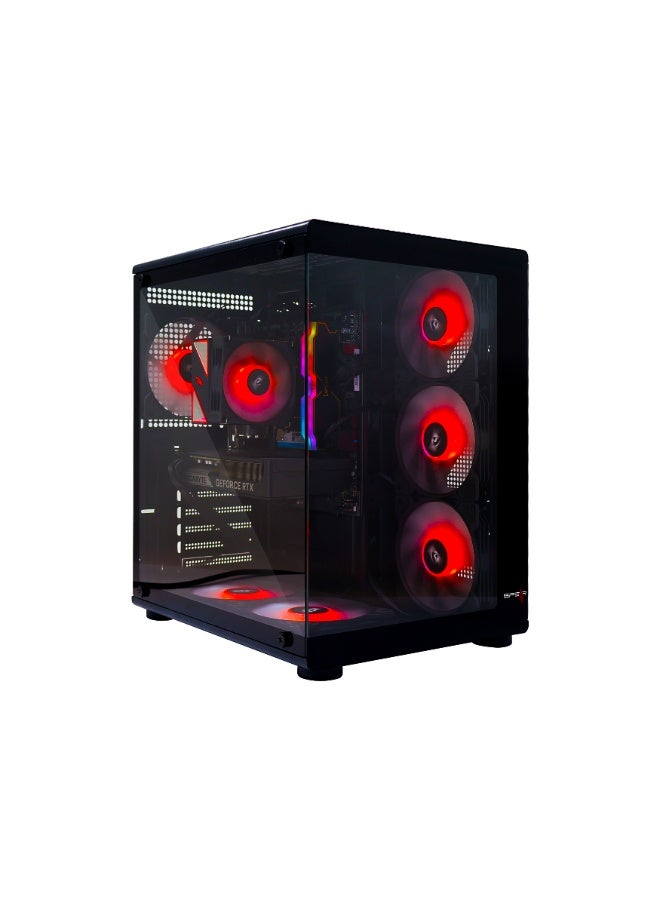 Spear Pc Gaming PC With Intel Core i5-14400F Processor/32GB RAM DDR5/1TB SSD/8GB Nvidia GeForce RTX 5060Ti Graphics/Windows 11 Pro/ Black - Image 1