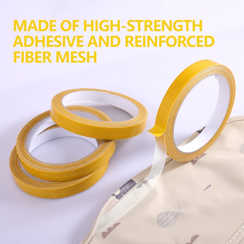 shimsol Double Sided Fabric Hem Tape For Clothes Pants Curtains,No Sew No Iron Hemming Fashion Tape For Women Clothes To Stay In Place,Dress Tape Fabric To Skin Friendly Sticky But Removable 0.5 in x 33FT(12) - Image 3