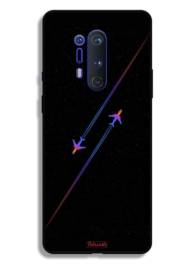 Tolwak OnePlus 8 Pro Protective Case Cover Airplanes Art - Image 2