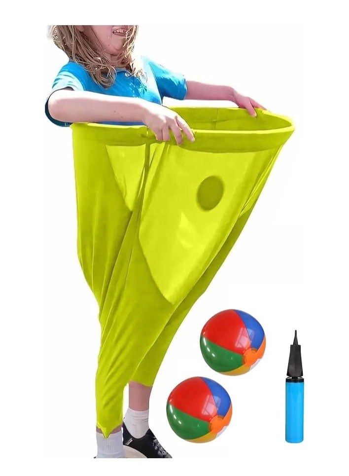 general Granny Pants Yard Game, Granny Pants Outdoor Game – Hilarious Inflatable Ball Relay Set with Giant Stretchy Pants, 2 /8 Balls and 1Pump for Kids, Adults, Backyard Parties and Field Day - Image 2