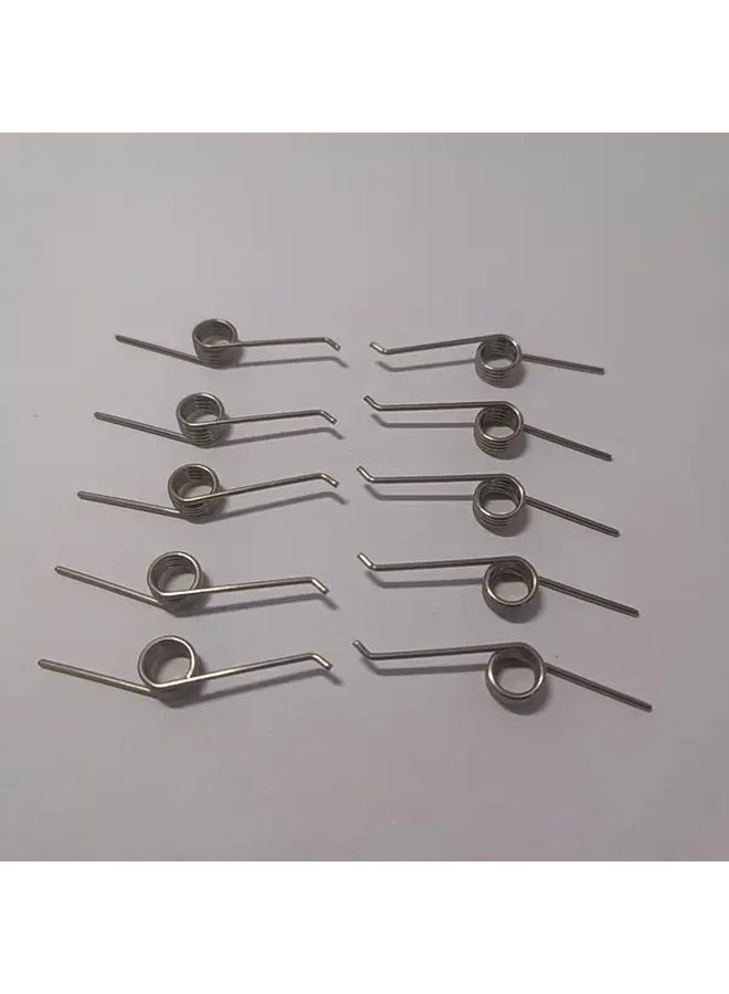 10 Pack SUS304 Stainless Steel Torsion Springs 0 9mm For Trash Can Lock Clips Rectangular Buckets - Image 4