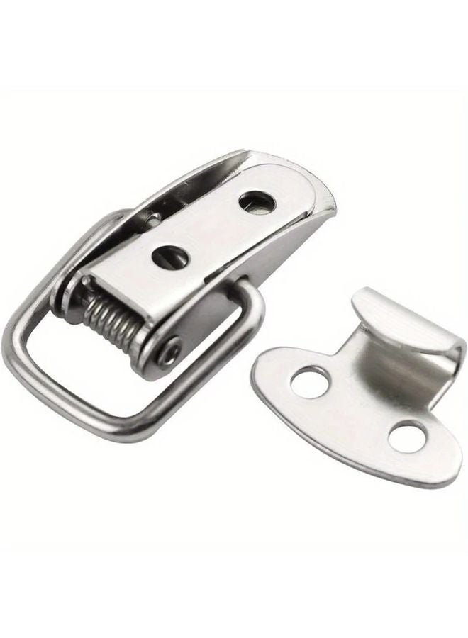 10pcs Stainless Steel Duck Beak Spring Buckles For Toolboxes Chests Storage Containers - Image 5