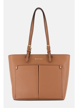Michael Kors Women Brand Logo Tote Bag  26 H x 40 L x 13 W cm, Brown  - Image 1