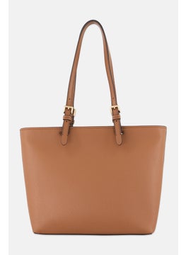 Michael Kors Women Brand Logo Tote Bag  26 H x 40 L x 13 W cm, Brown  - Image 3