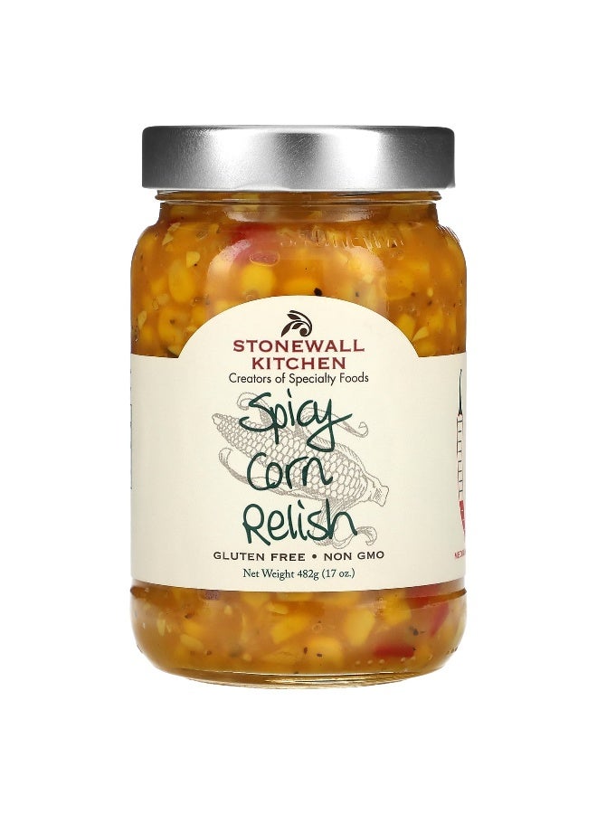Stonewall Kitchen, Spicy Corn Relish, Medium, 17 oz (482 g) - Image 1