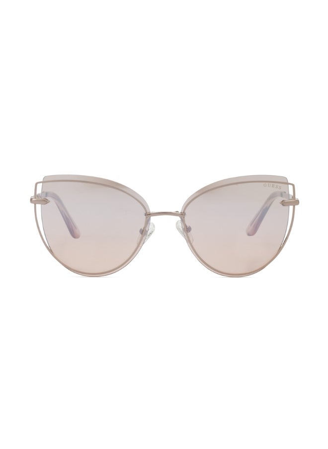 GUESS Women's Cat Eye Sunglasses - GU7617_28U - Lens size: 59 mm  - Image 2
