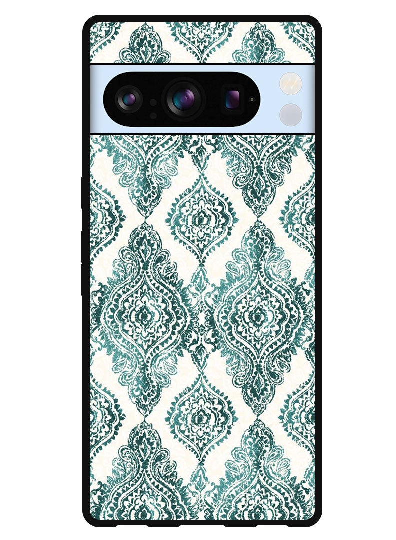 Theodor Protective Case Anti Scratch Shock Proof Bumper Cover For Google Pixel 8 Pro Green Pattern - Image 1