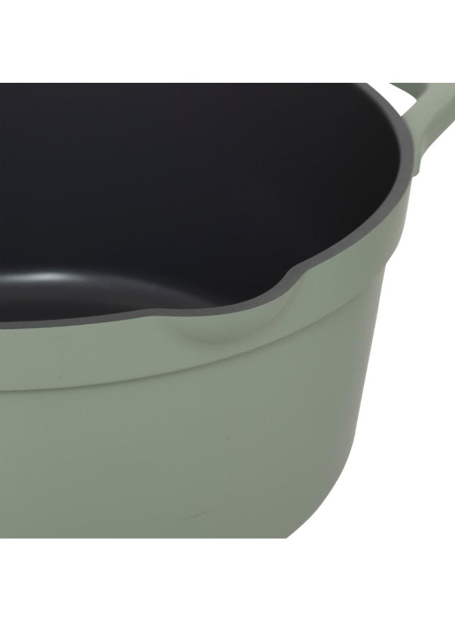 Five Simply Smart Horizon Forged Aluminium Casserole Dish Green and Black 24 cm 204648 - Image 4